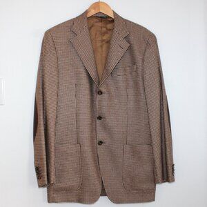 TOMBOLINI Houndstooth Cashmere blazer